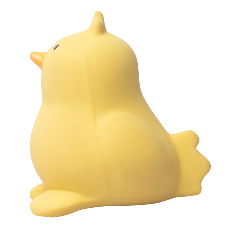Chick Organic Natural Rubber Rattle, Teether & Bath Toy