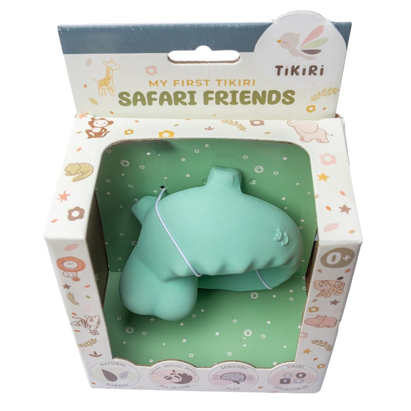 Crocodile Organic Natural Rubber Rattle, Teether & Bath Toy