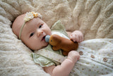 Platypus Natural Rubber Teether, Rattle & Bath Toy