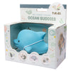 Dolphin Organic Natural Rubber Rattle, Teether & Bath Toy