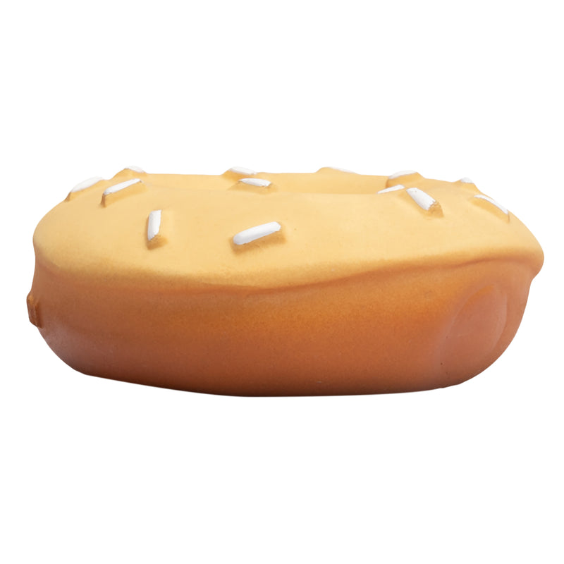 Donut Natural Rubber Teether, Rattle & Pretend Play