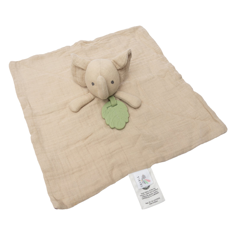 Elephant Comforter with Rubber Teether