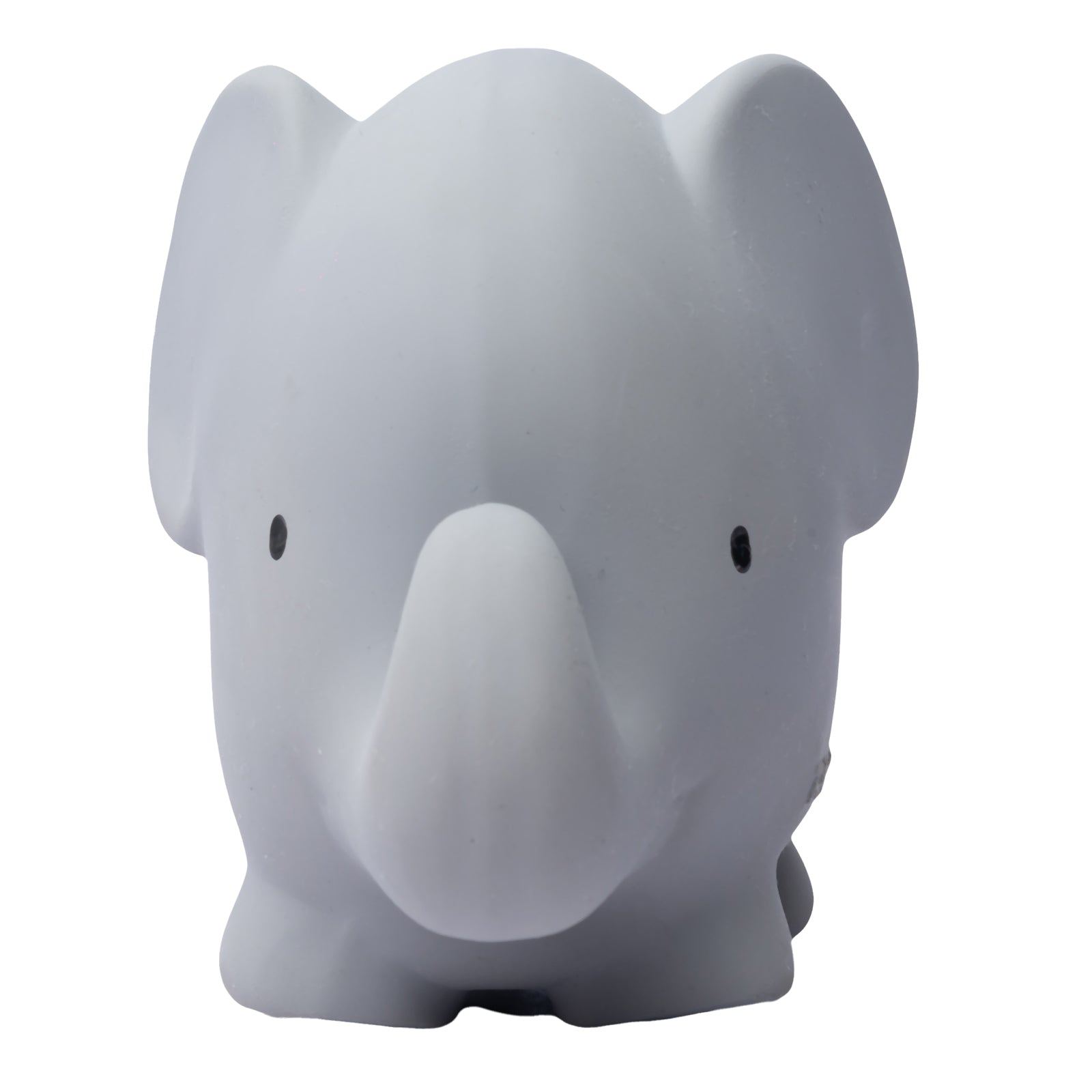 Elephant Organic Natural Rubber Rattle, Teether & Bath Toy