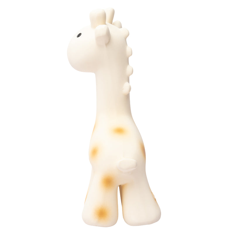 Giraffe Organic Natural Rubber Rattle, Teether & Bath Toy