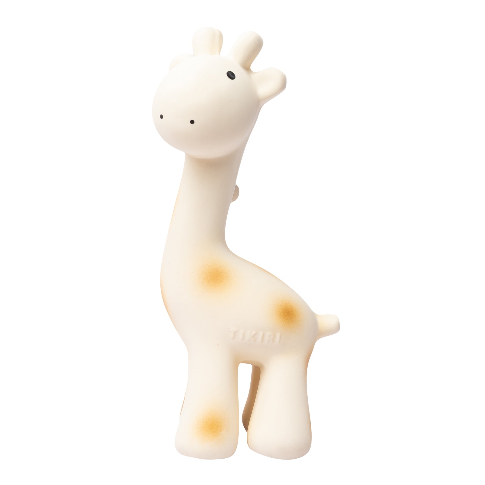 giraffe クレリックチェックニードルパンチタイ? Giraffe Organic Natural Rubber Rattle, Teether & Bath Toy