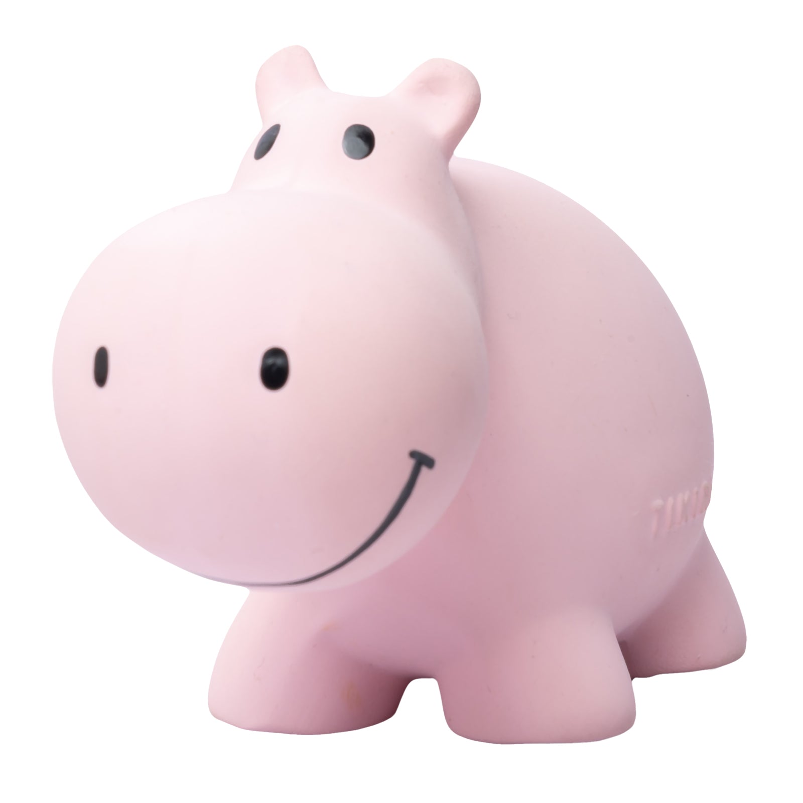 Hippo Organic Natural Rubber Rattle, Teether & Bath Toy