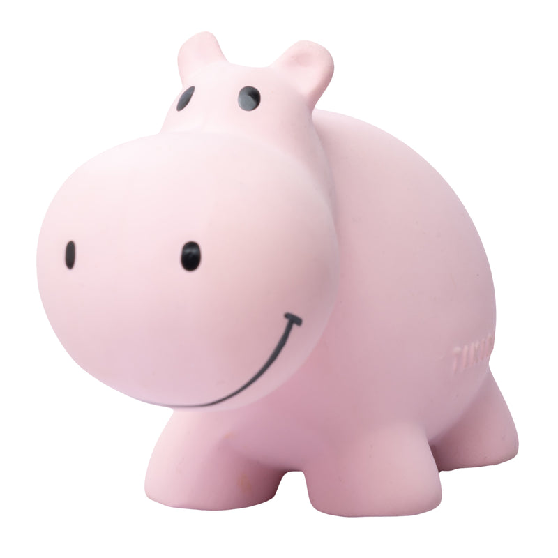 Hippo Organic Natural Rubber Rattle, Teether & Bath Toy