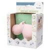 Hippo Organic Natural Rubber Rattle, Teether & Bath Toy