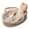 Knitted Carry Cot with Remi Baby Light Skin, Soother & Blanket
