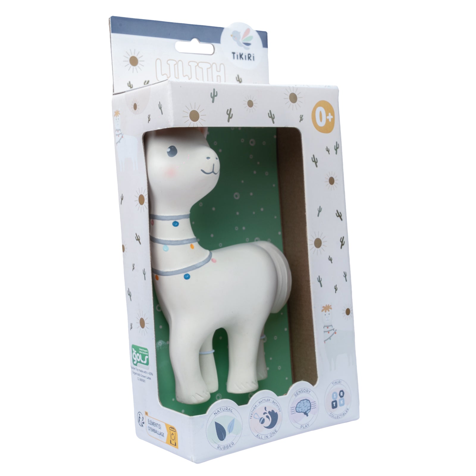 アイザック・ニュートン・イモリ卿 フィギュリン ピーターラビット Lilith the Llama Organic Natural Rubber Rattle, Teether & Bath Toy