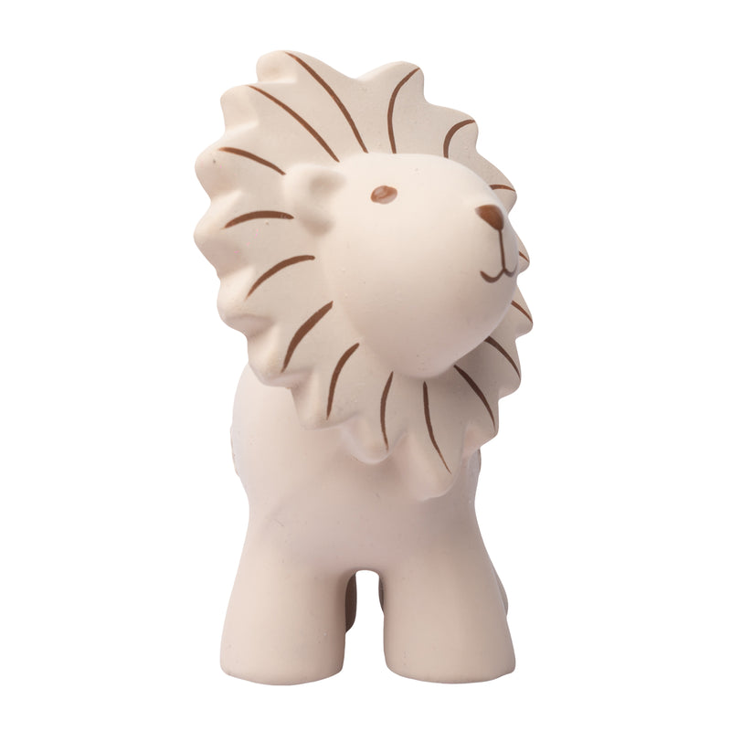 Lion Organic Natural Rubber Rattle, Teether & Bath Toy