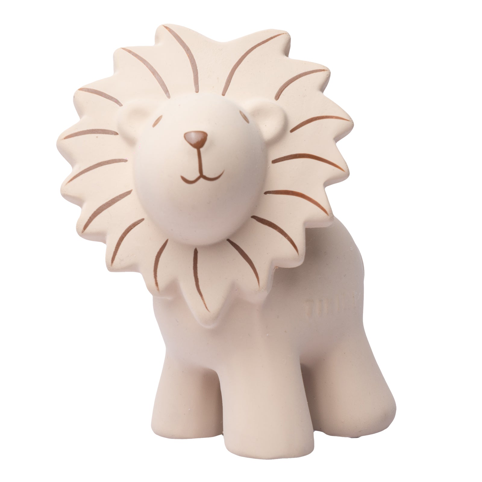 Lion Organic Natural Rubber Rattle, Teether & Bath Toy
