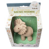 Lion Organic Natural Rubber Rattle, Teether & Bath Toy