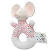 Meiya the Mouse Soft Rattle & Teether with Organic Rubber Toys