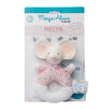 Meiya the Mouse Soft Rattle & Teether with Organic Rubber Toys