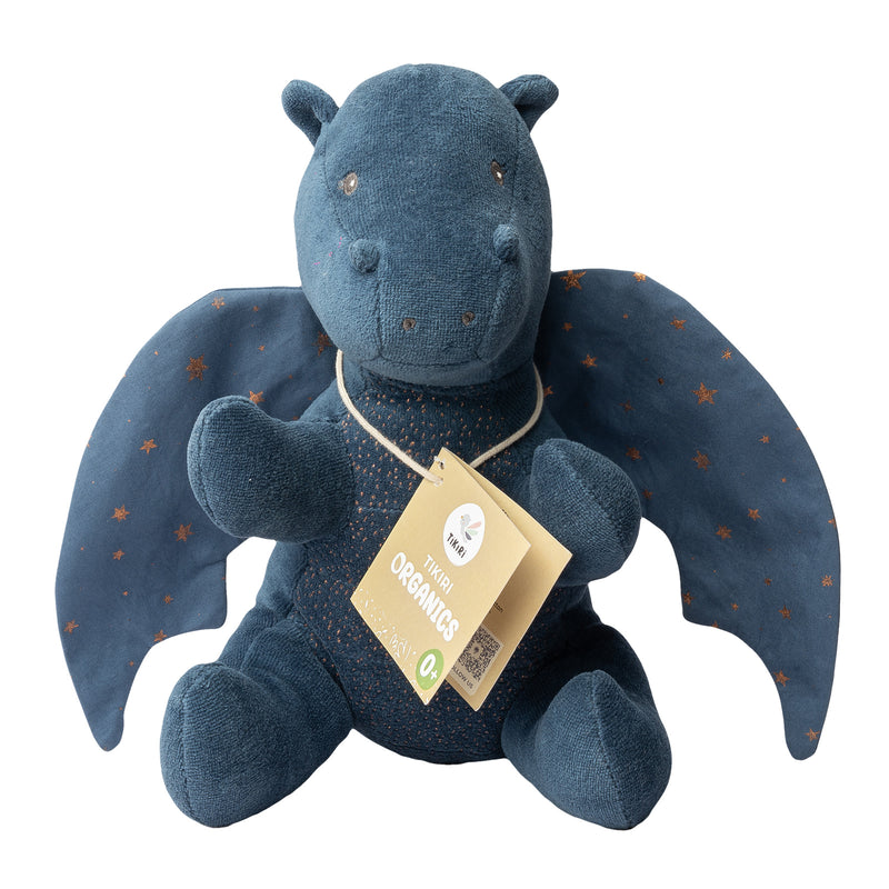 Midnight Dragon Organic Fabric Soft Plush Toy