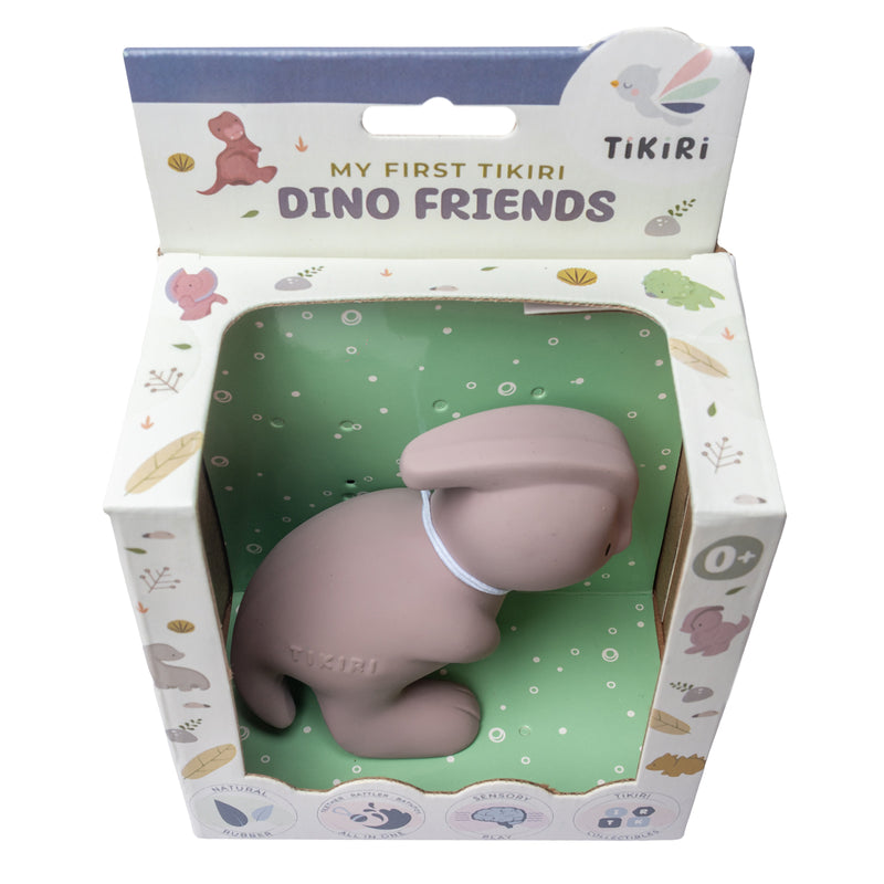 Para Dinosaur Natural Rubber Teether, Rattle & Bath Toy