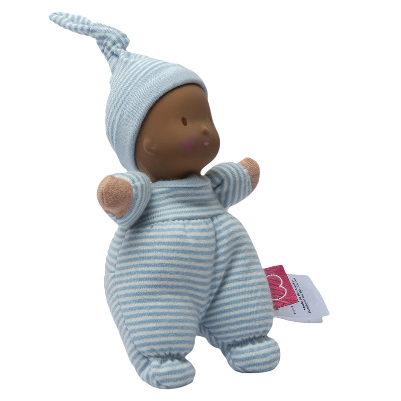 Precious Dark Skin Baby Doll with Rubber Head