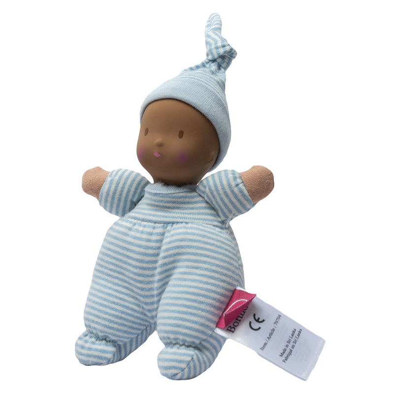 Precious Dark Skin Baby Doll with Rubber Head