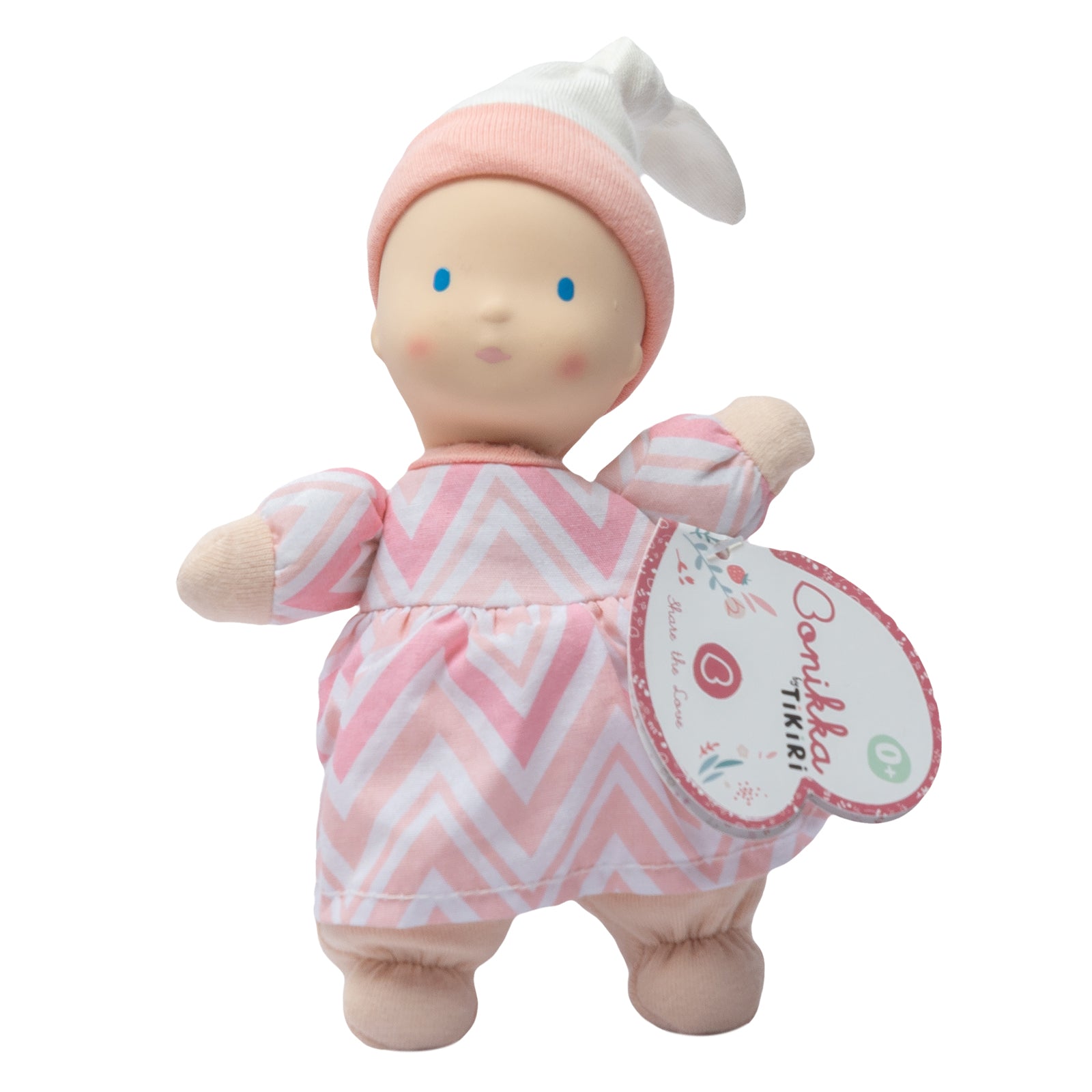 Precious Light Skin Baby Doll with Rubber Head