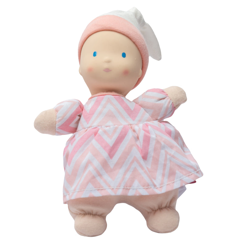 Precious Light Skin Baby Doll with Rubber Head