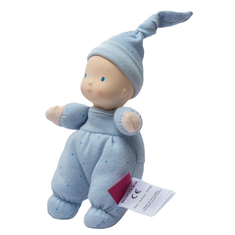 Precious Light Skin Baby Doll with Rubber Head