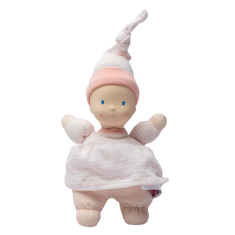 Precious Light Skin Baby Doll with Rubber Head