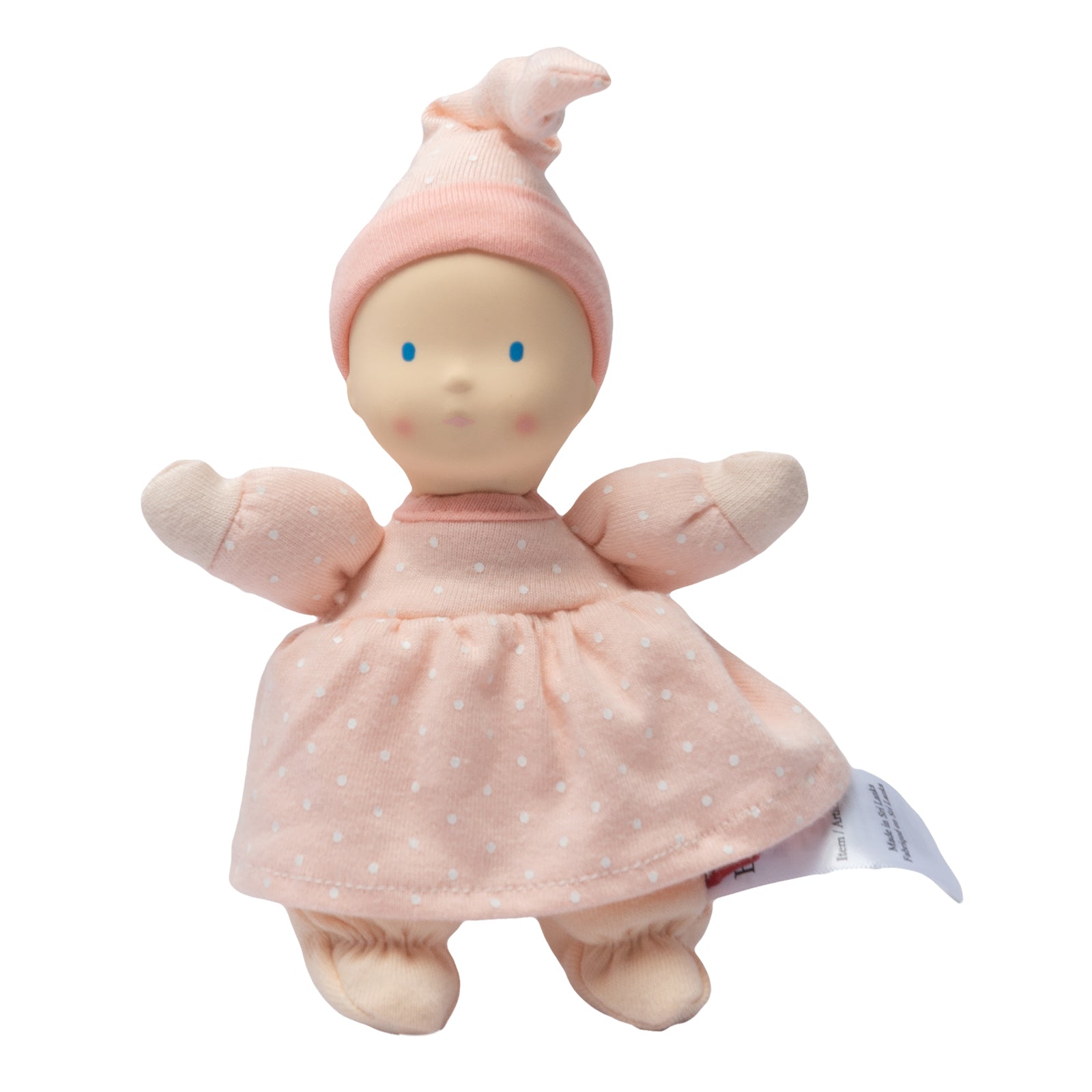 Precious Light Skin Baby Doll with Rubber Head