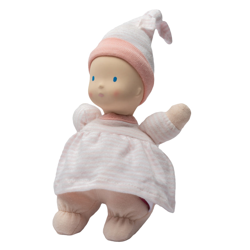 Precious Light Skin Baby Doll with Rubber Head