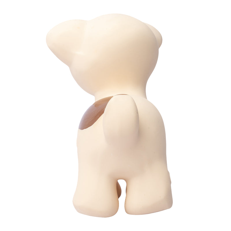 Puppy Organic Natural Rubber Rattle, Teether & Bath Toy