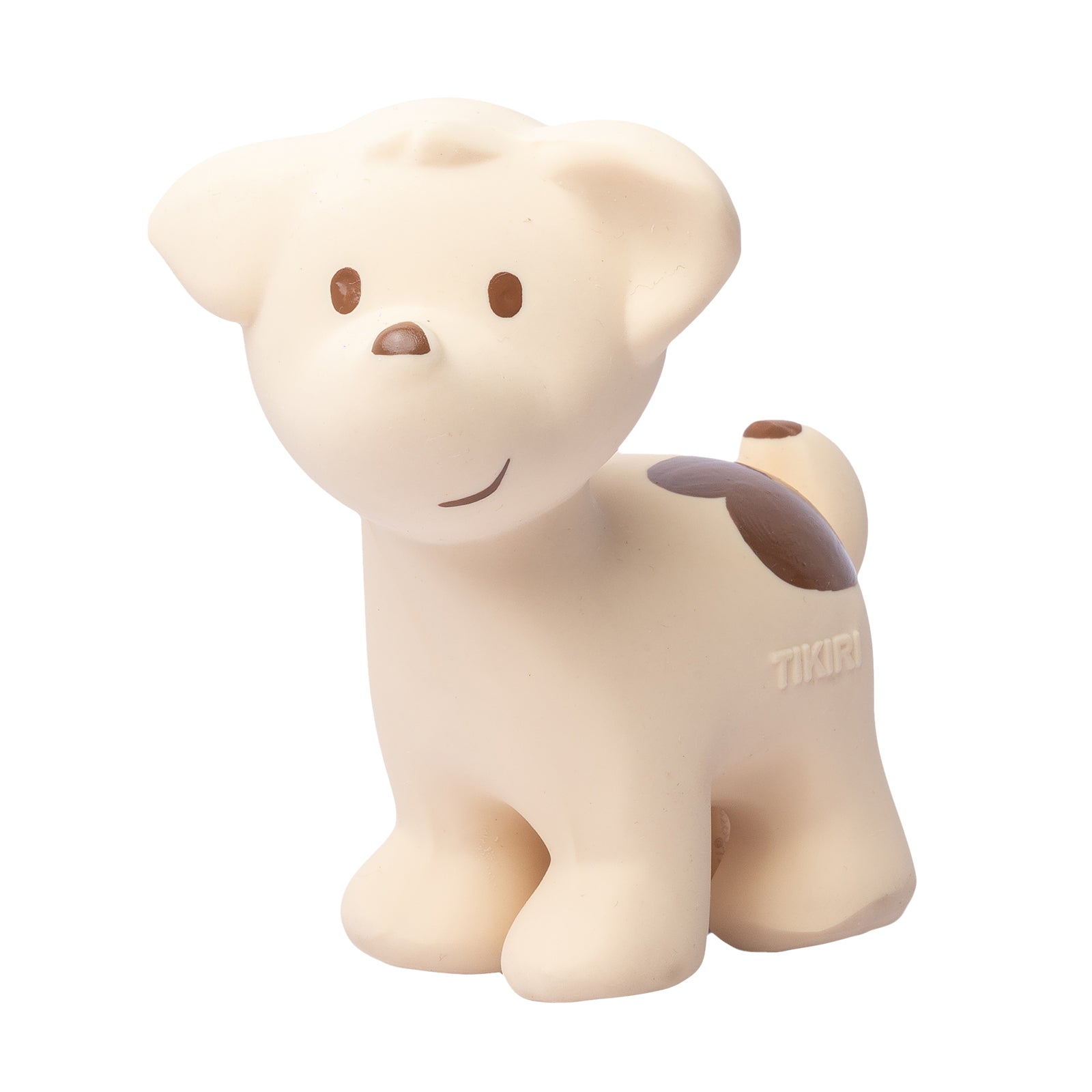 Puppy Organic Natural Rubber Rattle, Teether & Bath Toy