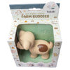 Puppy Organic Natural Rubber Rattle, Teether & Bath Toy
