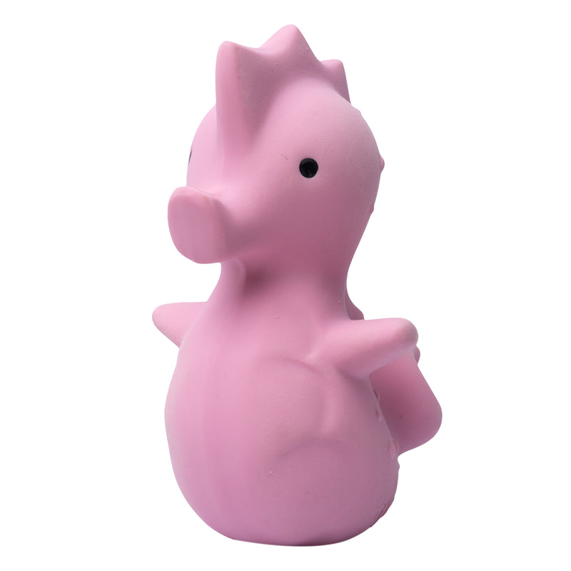 Sea Horse Organic Natural Rubber Rattle, Teether & Bath Toy