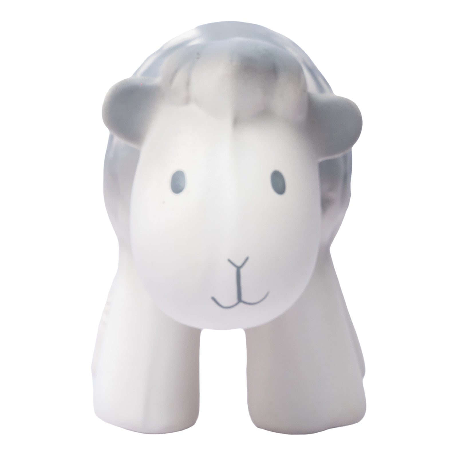 Sheep Organic Natural Rubber Rattle, Teether & Bath Toy