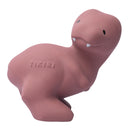 T-Rex Natural Rubber Teether, Rattle & Bath Toy