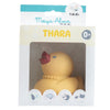 Tara the Duck - Organic Natural Rubber Teether, Rattle & Bath Toy