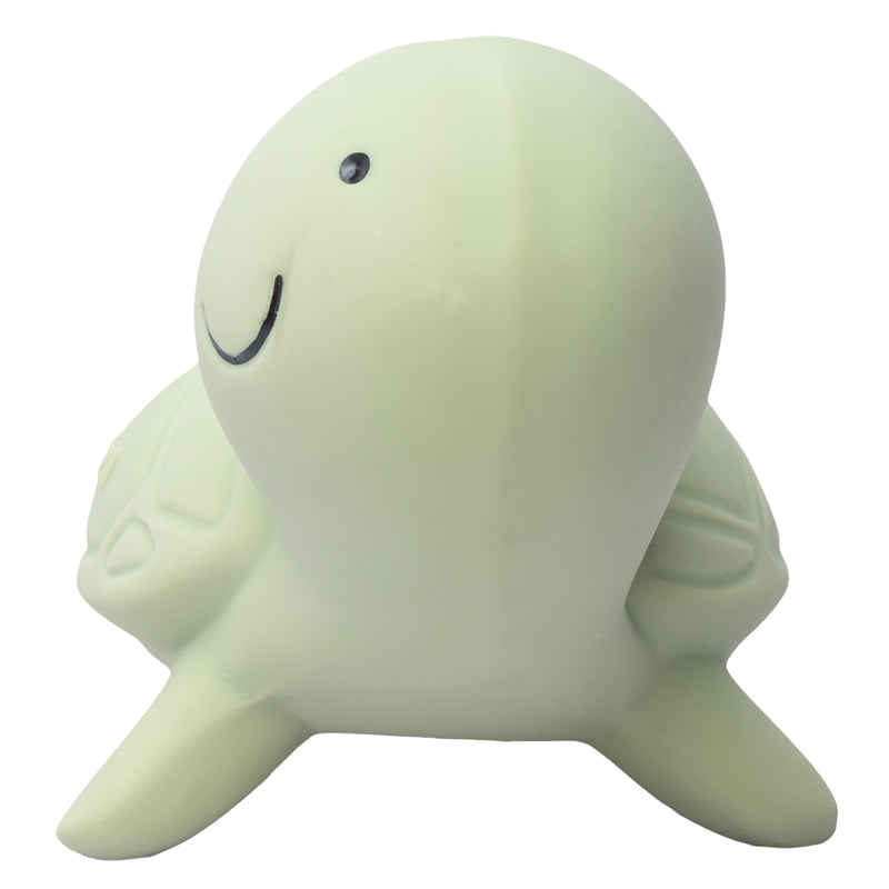 Turtle Organic Natural Rubber Rattle, Teether & Bath Toy