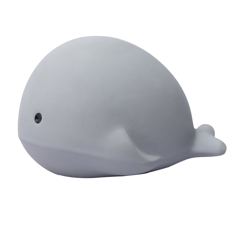 Whale Organic Natural Rubber Rattle, Teether & Bath Toy