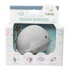 Whale Organic Natural Rubber Rattle, Teether & Bath Toy