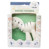 Zebra Organic Natural Rubber Rattle, Teether & Bath Toy