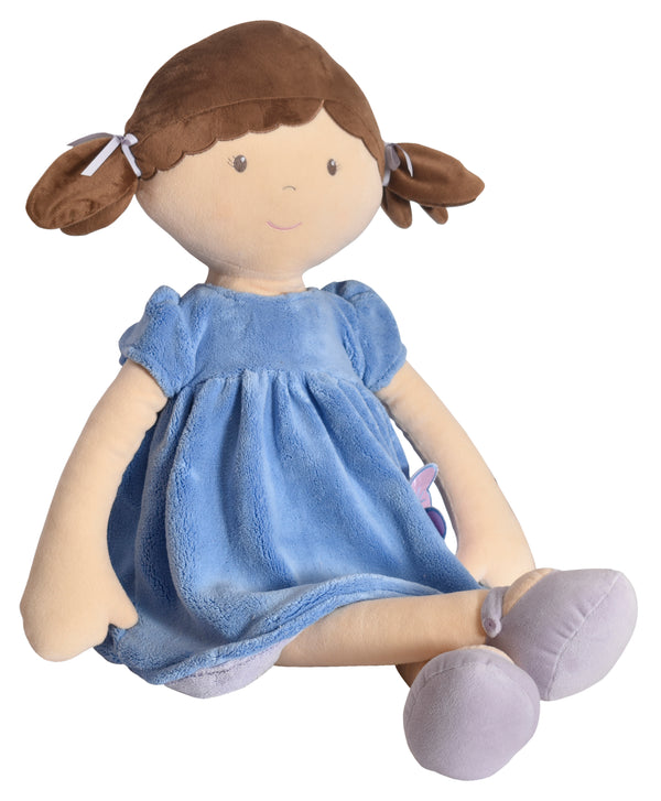Pari X-large Doll with Brown Hair/Blue & Purple Dress
