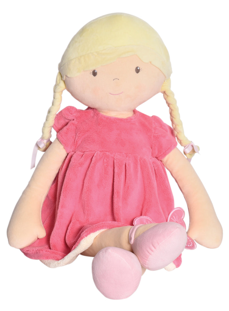 Ria X-Large Blonde Hair with Pink & White Dress – Tikiri Toys USA