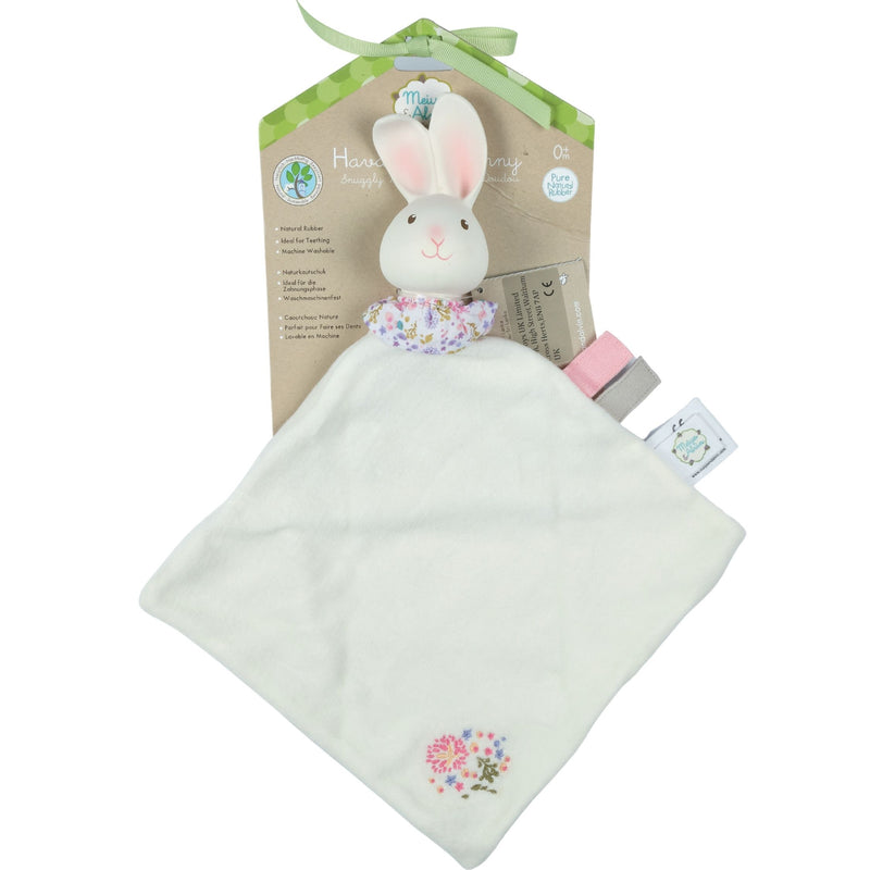 Havah the Bunny Snuggly with Organic Natural Rubber Head