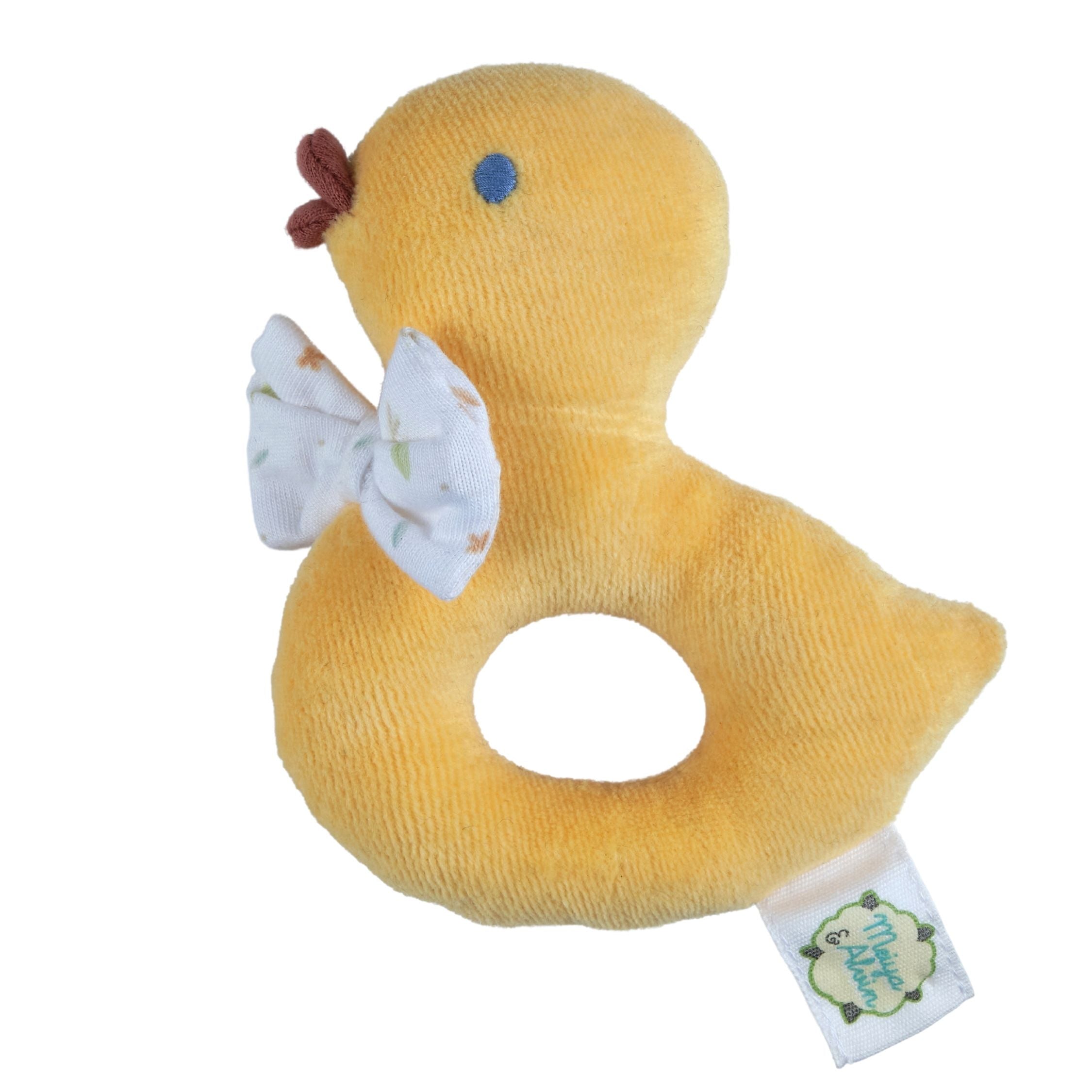 Yellow Baby Rattle