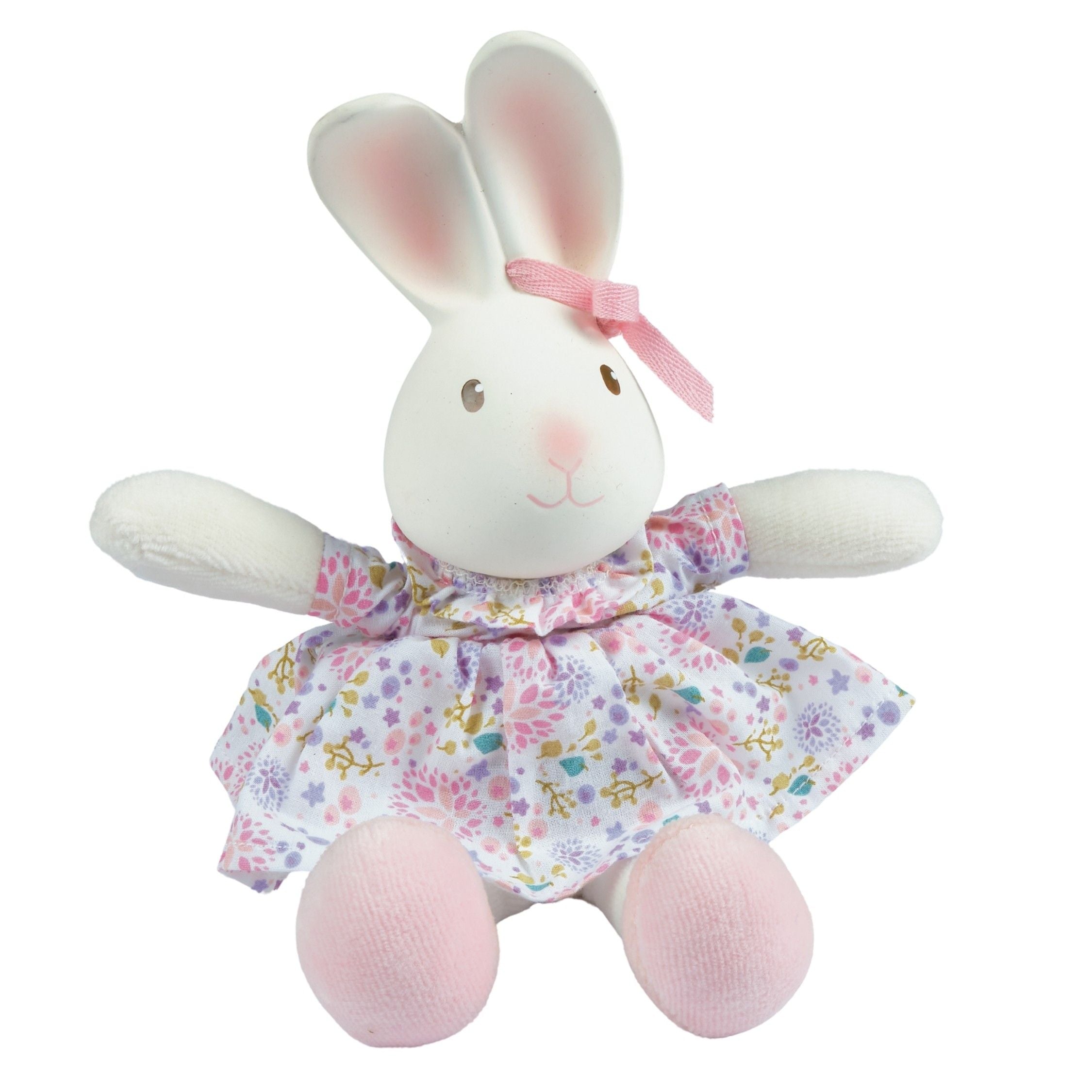 Havah  the  Bunny Mini Organic Rubber Head  Plush  Toy