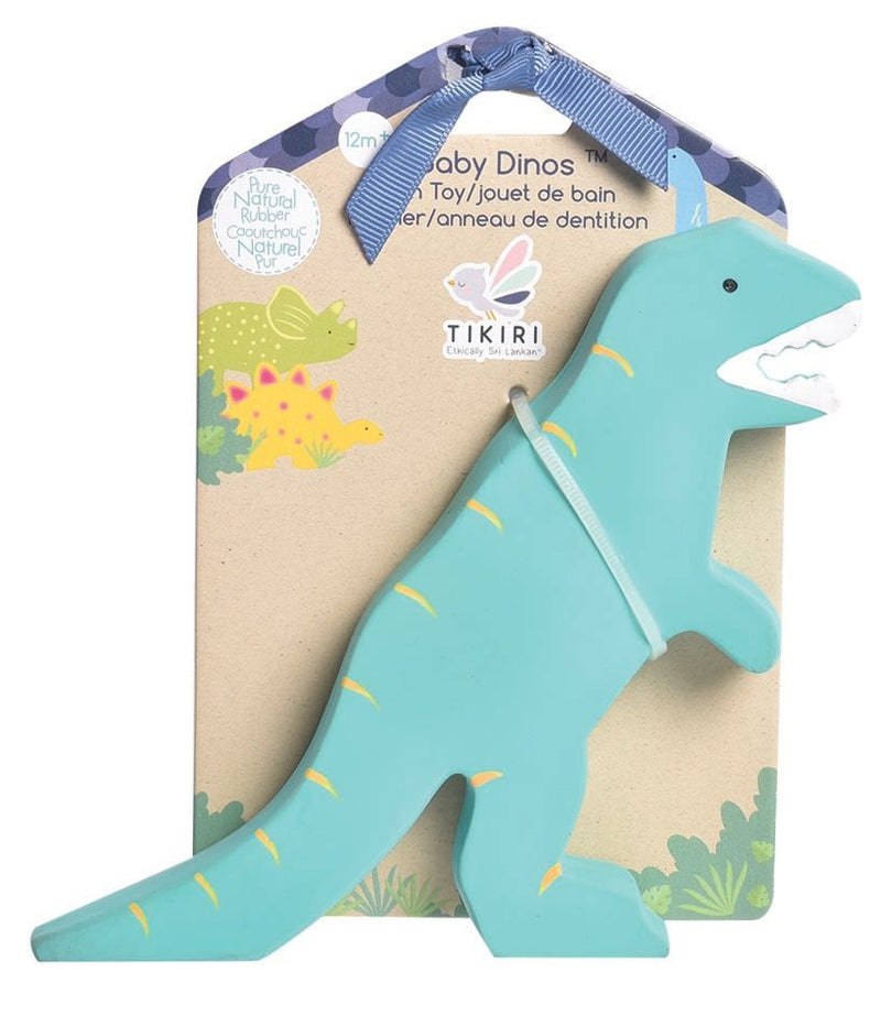 Organic Cotton Dinosaur Baby Rattle Toy - Non-Toxic and Eco-Friendly