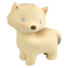 My First Arctic Fox Organic Natural Rubber Teether, Baby Rattle & Bath Toy