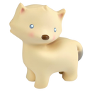 My First Arctic Fox Organic Natural Rubber Teether, Baby Rattle & Bath Toy