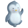 My First Arctic Penguin Organic Teether, Rattle & Bath Toy