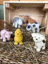 Cow Organic Natural Rubber Rattle, Teether & Bath Toy
